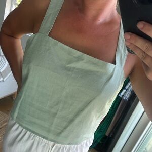 Mint Green Sleeveless Top